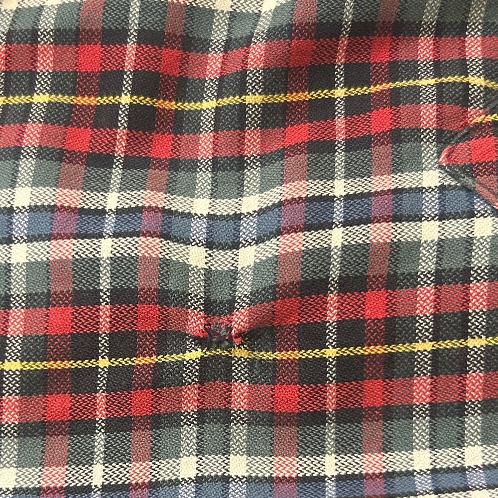 Ralph Lauren Blake Cotton Red Green Plaid Long Sleeve Button Down Shirt XXL - Picture 5 of 7